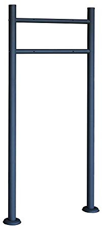 Briefkastenständer Standfuß Briefkasten Ständer Halterung für Wandbriefkasten Anthrazit RAL7016