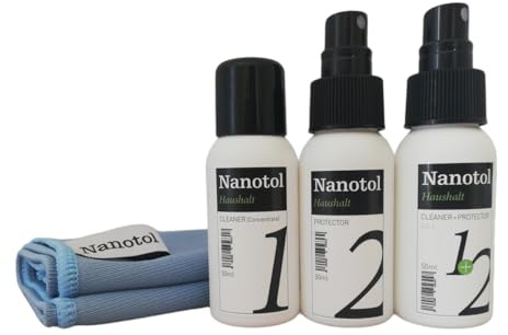 Nanotol Set di sigillatura per finestre – nanosigillatura finestra – effetto loto per vetro e telaio