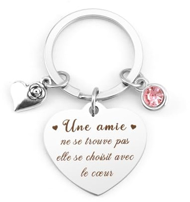 Cadeau Meilleure Amie Femme Porte Clé Cadeau Anniversaire Femme Cadeaux | Amitié Original Utile Idée Cadeaux Meilleure Amie Original Pour Noel Anniversaire Porte Clef D'école Fin D'année