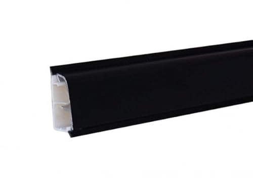AERREGI SET ALZATINA 4 METRI | 2 PEZZI DA 2 MT | SPALLETTA PER TOP CUCINA | COLORE NERO COMPLETA DI ACCESSORI | LUNGHEZZA 2 METRI | ALZATINA RESISTENTE MADE IN ITALY
