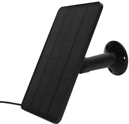 Denash Solar Panel for Nest Doorbell (Battery Version), 5V 10W, 9.8ft Cable, Black, Modern Style, 50% Efficiency