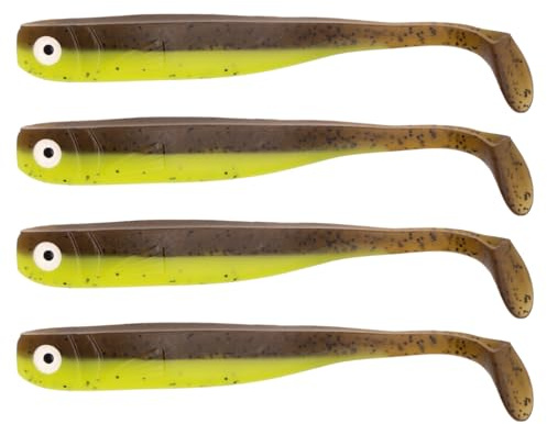 Zanderbait, Angelköder, Kunstköder, Zanderbait, Zanderköder, Softbait, Gummifisch, Gummiköder