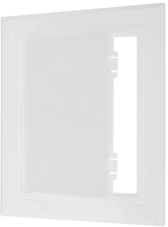 PATIKIL 6x6 inch(155x155mm) Removable Hinged Access Panel, ABS Plumbing Access Doors Easy Wall Hole Cover for Drywall Plumbing Electrical Cables Wiring, White