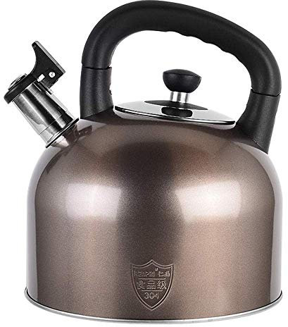 QHFTREX Singender Wasserkocher, Gas-Hot-Pot-Induktionsherd mit großer Kapazität, Wasserkocher aus Edelstahl 304 (Farbe: 5 l) powerfully