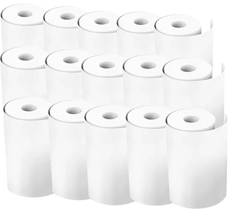 Carta Termica Ricarica for stampante fotografica istantanea Carta termica for stampante fotografica Carta for la maggior parte dei bambini Fotocamera istantanea (57 * 25 mm) Bianco Non adesivo Carta T