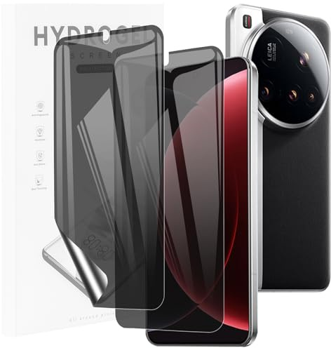 KUSINHOKA Protector Pantalla de Privacidad para Xiaomi 15 Ultra, [2 Piezas] Anti-Espía Hidrogel Flexible Full Cobertura Película Protectora, Anti-arañazos Film Protector para Xiaomi 15 Ultra