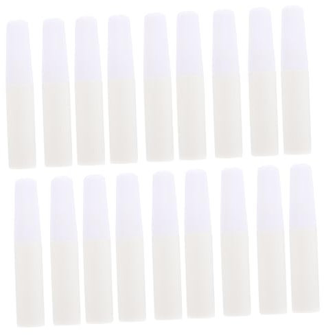 HEALSOPTHY 50 Stück Weißer Flüssiger Selbstgemacht Bastelkleber in Flaschen Wasserlöslich 6ml Starke Haftung und Multifunktional für Holz und Papierarbeiten