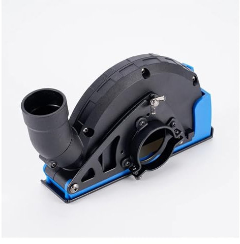 Dust Extractor, Universal Dust Shroud Kit, Surface Cutting Slotted Cover for 100/125 Angle Grinder, 4-5 Inch Dust Collector Attachment Cover Hood