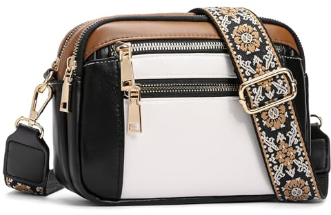 GAEKEAO Handytasche zum Umhängen, Große Kapazität Umhängetasche Damen, Crossbody Bag Damen mit Verstellbarem Breiter Gurt