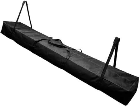 Zeltstangentasche mit Griff, tragbarer Reißverschluss, Oxford-Stoff, Tragetasche für Wandern, Reisen, Picknick, 210,8 x 30,5 x 20,3 cm
