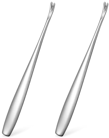 2 Pcs Nail Cuticle Remover Cuticle Pusher Cutter Stainless Steel Dead Skin Remover Tool Professional Manicure Trimmer Tool for Nail Edges