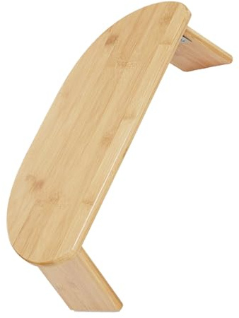 IMIKEYA Tabouret de méditation en bambou - Petit banc portable - Siège de posture zen - Léger et pliable - Pour la maison et les voyages