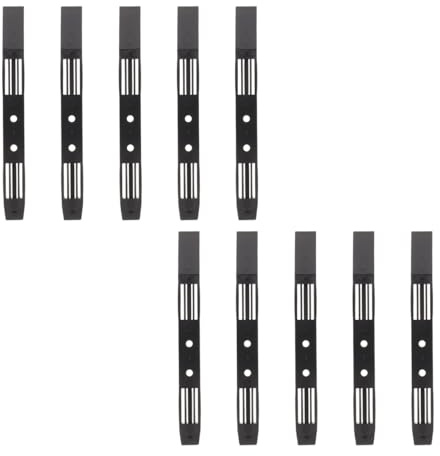 LOLIPPYY 5 pares de rieles de montaje de unidad interna de plástico negro para discos duros de 3,5 pulgadas sin tornillos alineación precisa y mayor vida útil del disco duro Fürpc BAU