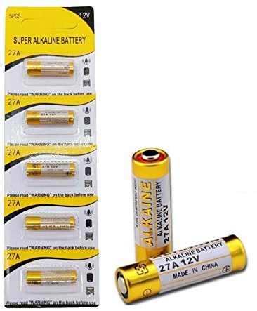 Cotchear Lot de 5 Piles alcalines 12 V 27 A 27 A 12 V 27 A 12 V 21/23 E23 A