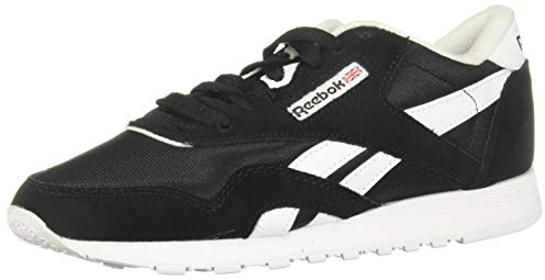 Reebok CL Nylon, Sneaker Femme, Black/Black/White, 37.5 EU