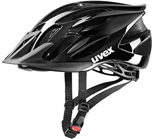 uvex flash - leichter Allround-Helm für Damen und Herren - individuelle Größenanpassung - waschbare Innenausstattung - black - 53-56 cm