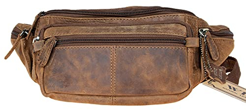 Sac banane en cuir véritable
