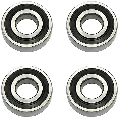 4 Stück SKF Rillenkugellager 6000-2RS1 10 x 26 x 8 mm Kunststoffdichtung Kugellager
