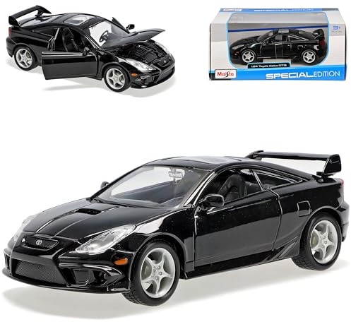 T*o*y*o*t*a Celica T23 GT-S Coupe Schwarz 1999-2005 1/24 Modell Auto