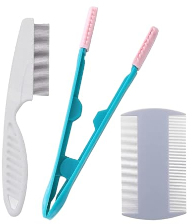 Hundepflegeset, Entwirrungskamm für Haustiere, Effilierschere, Haustierhaarkamm, Entwirrungskamm, Haustier-Entfilzungskamm, Haustier-Haarausfallbürste, Haustier-Reinigungsset für Hunde und Katzen