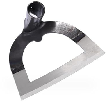 Taicols Cortile Agricoltura Zappa da Giardino per Erbacce,Zappa per Orto,Zappa Cava, Sarchiatore per Erbacce,Attrezzi da Giardino per Piantare Ortaggi,Mano Agricolo Giardinaggio Sostituzione (26cm)