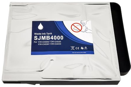 Aomya SJMB4000 CW-C4000 Wartungsbox C33S021601 C33S021602 Resttintentank Ersatz Resttinte Sammlung kompatibel mit ColorWorks CW-C4000 CW-C4000E C4030 Etikettendrucker