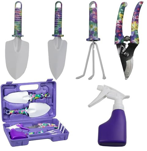 5PCS Gardening Presents for Women, Garden Hand Tools Set, Gardening Hamper Gifts for Women Mum Grandma