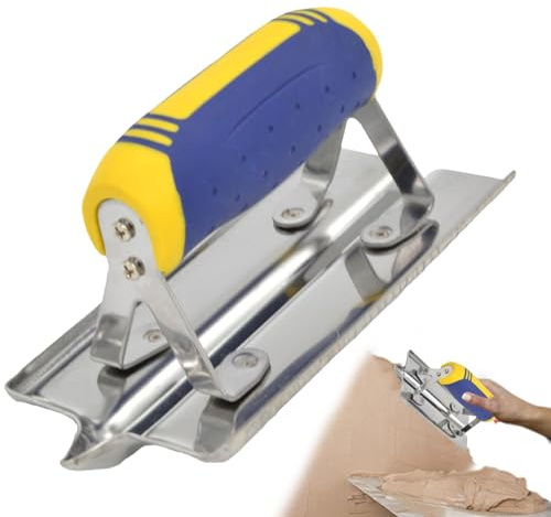 Outil de coupe-bordure en béton - Accessoire manuel robuste pour finitions parfaites | Poignée confortable pour un contrôle optimal, idéal pour lisser et façonner les bords des dalles et trottoirs