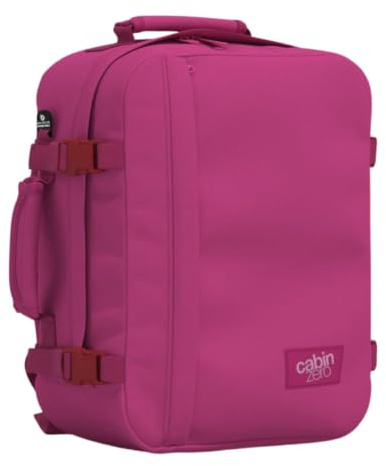 Cabinzero Le Classic 28L est Le Sac de Voyage Original, léger, avec revêtement résistant à l'eau, Dispose de Sangles de Compression latérales, système de Circulation d'air de la bandoulière