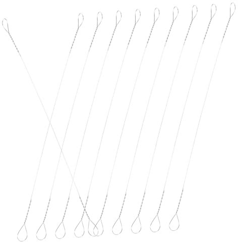 KOCKSHION Alambre Metálico Para Cortar Queso 14,5 Cm Acero Inoxidable Resistente Para Rebanar Queso y Mantequilla Uso Doméstico Set De 10 Piezas