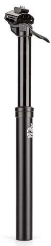 Dropper Post 27.2/30.4/30.9/31.6mm x 400mm Length 125mm Travel Lightweight Aluminum Alloy Seat Post for Mountain Road Bike BMX eBike (30.9)