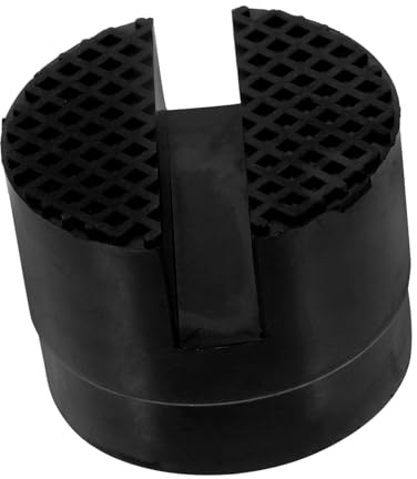 NULYLU Car Jack Pad Rubber Block Heavy-Duty Hydraulic Jack Adapter for Trolley Bottle Compatible RVs Trailers Stabilizer Pinch Weld Support