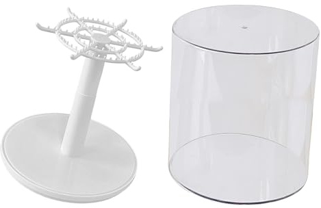 Caja expositora portátil resistente para adornos, ideal para sala de estar, dormitorio u oficina, acrílico de alta transparencia
