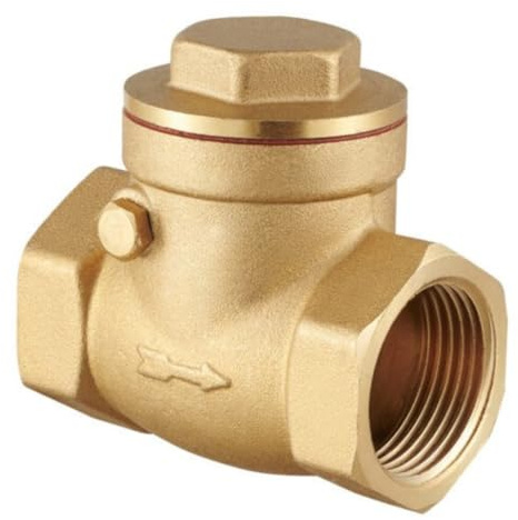 pokm toolsmarket - Messing Rückschlagklappe 2 DN50 für Heizung & Sanitär, Klappenrückschlagventil Trinkwasser geeignet, Rückschlagventil mit Klappe Rückflussverhinderer