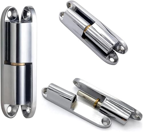 Lot de 3 charnières de porte en bois amovibles à visser pour porte intérieure, boîte, abri de jardin, fenêtre, clôture (longueur 80 mm) en alliage de zinc