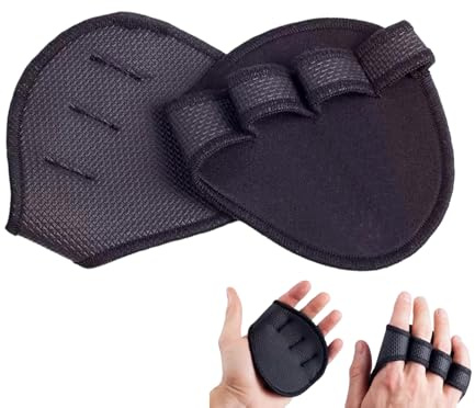 1 Paire Coussinets de Préhension, Gants de Fitness Antidérapants Grip Pads Gants d'Entraînement Respirants Poignées d'haltérophilie Alternative Aux Gants d'entraînement pour Haltérophilie Musculation