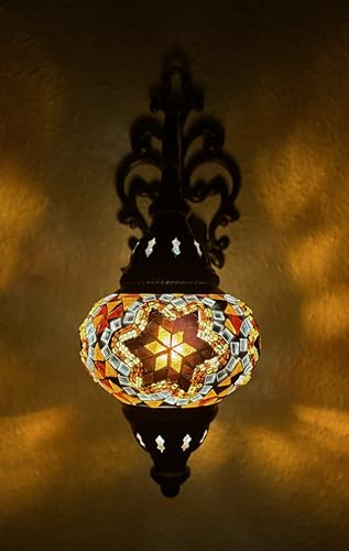 Samarkand - Lights Wandleuchte Mosaiklampe Mosaik Wand Lampe Orientalische Lampe Wandlampe M