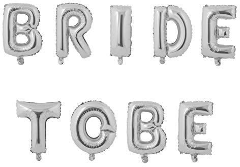 Miss Bakery’s House® Ballon – Folie – Bride To Be – Silber – Party-Deko