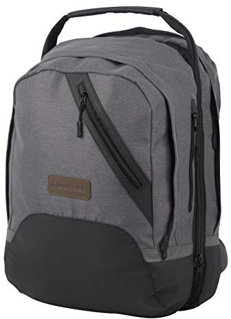 Büchel Gepäckträgertasche 2 in1 mit Rucksackfunktion, grau/schwarz, 48x35x2,3