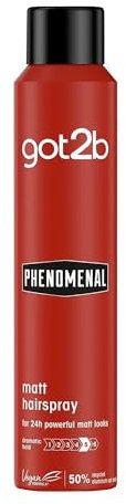 Got2B Phenomenal Matt Hair Spray 200ml, Silver