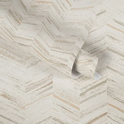 A.S. Création WTD 383096 Papier peint non-tissé géométrique pour salon, chambre à coucher 10,05 x 0,53 m Fabriqué en Allemagne