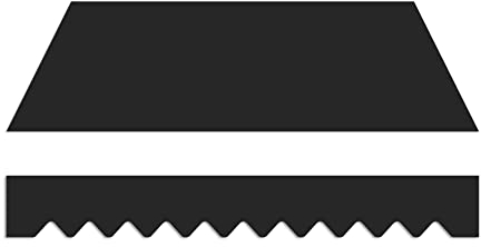 home Trends Markisenstoff Markise mit Volant 3.5 X 3 m Markisenbespannung ersatzstoff 337 x 300 cm Balkon Markise wasserabweisend & Sonnenschutz Ersatz Markisentuch P1018- Anthrazit Schwarz