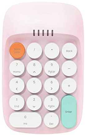 predolo Tastiera numerica per Laptop Tastierino numerico Tastierino numerico Tastiera Digitale finanziaria Desktop Titoli robusti per Laptop Layout, Rosa