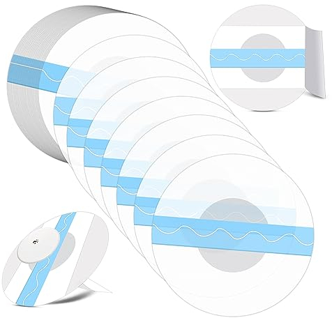 ACWOO Freestyle Libre 3 Pflaster, 35 Stück Libre Patch Sport für Freestyle Libre 3 Sensor, hautfreundlich Wasserfest Pflaster für Schwimm & Bad, transparent ohne Kleber in der Mitte, selbstklebend