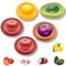 5 PCS/Set Conteneurs De Stockage De Fruits, Réutilisable Boîte À Fruits Boîte À Avocat Oignon Citron Tomates, Boîte De'conservation pour Frigo Cuisine
