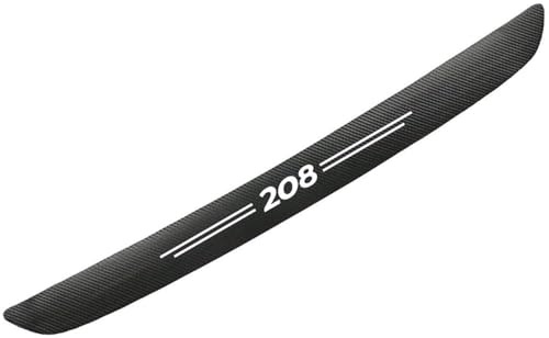 FOKAI Paraurti Bagagliaio Auto Striscia Protettiva, per Peugeot 208 Battitacco Baule Protezione Accessori