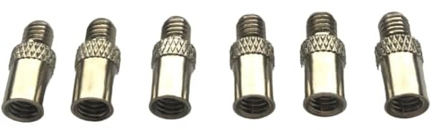 6 Stück Dart Zusatzgewichte je 2 Gramm Silber 2 BA Gewinde