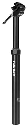 Dropper Post für Fahrradsattel – 125 mm Federweg, manuell gesteuerte hydraulische Sattelstütze | Aluminiumlegierung, externe Führung, Schnellverstellung für 30,9 mm und 31,6 mm | Höhenverstellbar, Fah