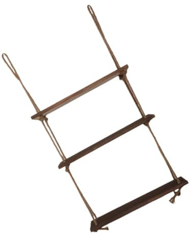 Alipis Diy Wall Rack Wooden Plate Shelf Decorative Hanging Shelf Rope Wall Hanging