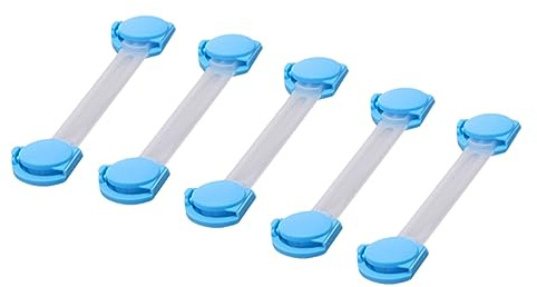 BESTonZON 10stücke Kindersicherungen aus Pvc für Schränke und Babyschutzriegel Geeignet für Kommoden und Kühlschränke